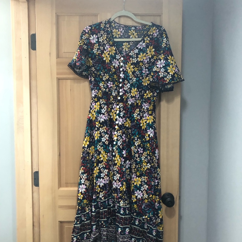 Floral maxi dress